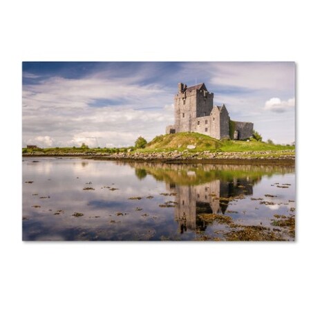 Trademark Fine Art Pierre Leclerc 'Dunguaire Castle Ireland' Canvas Art, 12x19 PL0106-C1219GG